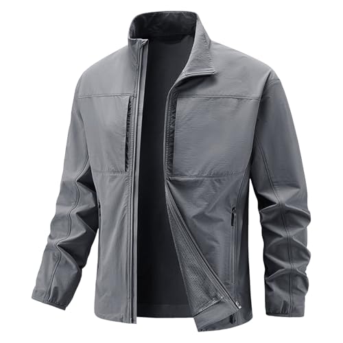 Chaqueta de entretiempo para hombre estilo cazadora bomber ligera