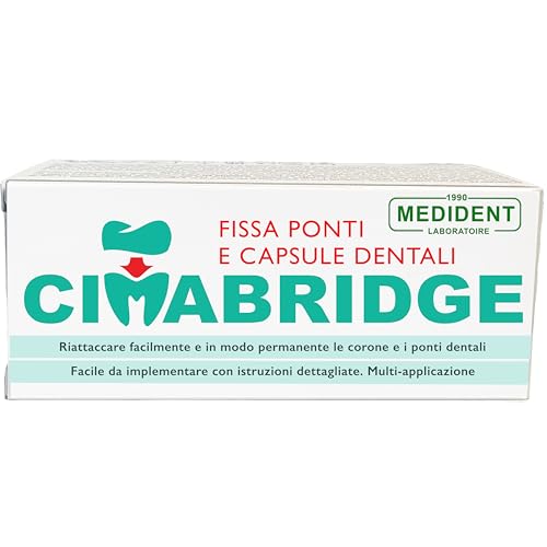 CIMABRIDGE:Kit di riparazione per protesi dentarie, consente di fissare da soli ponti, o capsule
