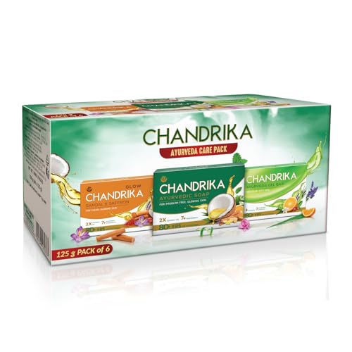 Image of Chandrika Soap Assorted Ayurveda Care Pack | For All Skin Types