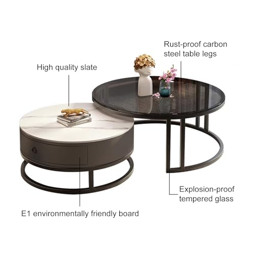 Petite table basse de salon gigogne pour optimiser les petits espaces - 5