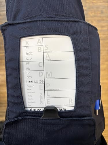 Evs Safety 10x Hosenblock Rettungsdienst ABCDE-Schema