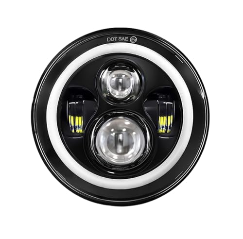 Phare LED 7 pouces pour SUV tout-terrain et moto idéal pour les sorties nocturnes en forêt