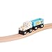Orbrium 4 Assorted Unpainted Train Cars for Wooden Railway Compatible with Thomas, Chuggington, Brio, Great for Birthday Party Train Theme