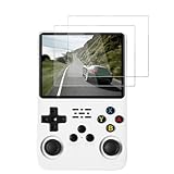 YILLIONS【2枚セット】R36S 保護フィルム 強化ガラスフィルム日本旭硝子製 ゲーム機スクリーンプロテクター高透過率 防水 耐油 指紋防止 硬度9H 自己吸着 気泡防止