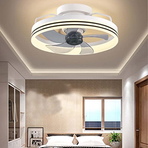 Ventilador de Techo Multifuncional, silencioso y con Control Remoto, Seis velocidades de Viento y Luces de Tres Colores. Ideal para Comedor, Sala y Dormitorio.