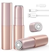 Facial Hair Removal for Women: Painless Facial Hair Remover, Rechargeable Face Shaver for Women w...