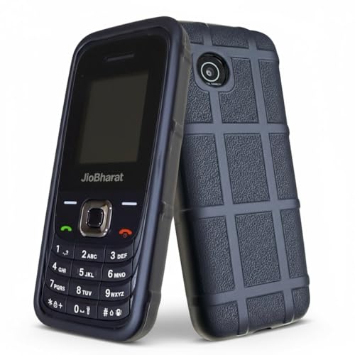 Image of ZAOMA Premium Back Case TPU Cover Compatible for Jio Bharat V4 4G Model No.: JBV191M2 Keypad Mobile Feature Phone Rugged Case