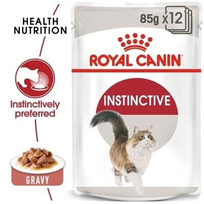 Image of Royal Canin Adult Instinctive Wet Cat Food, Pack of 24 Pieces, Supports Immunity System & Digestion