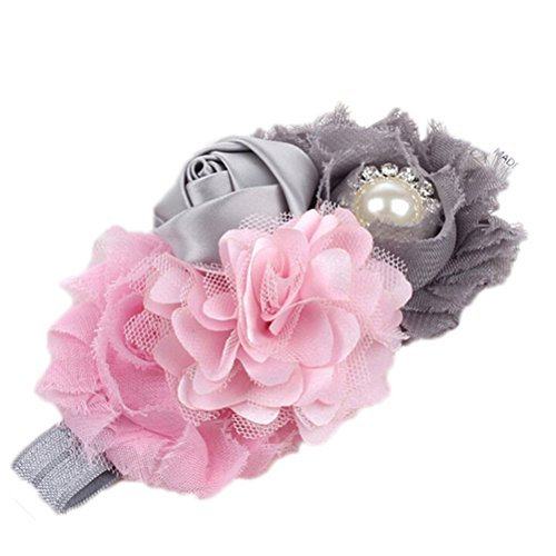 Supershopping Store(TM) Baby Girls Flower Headband Rose Sequins Bow-knot Headwear for your lovely baby