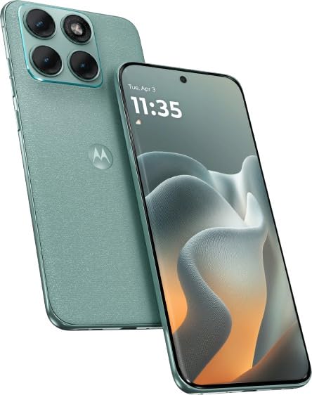 Image of Motorola Edge 70 Fusion 5G (Pantone Blue Surf, 8GB RAM, 256GB Storage) | Snapdragon 7s Gen 4 Processor | 50MP Sony LYTIA Camera | 6.78 inch 144Hz AMOLED Display | 7000mAh Battery | 68W Fast Charging