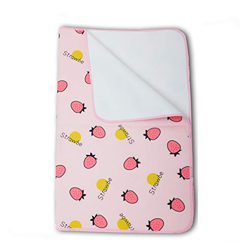 Baybee Baby's Cotton Plastic Sleeping Mat for HomeBaby Waterproof Bed