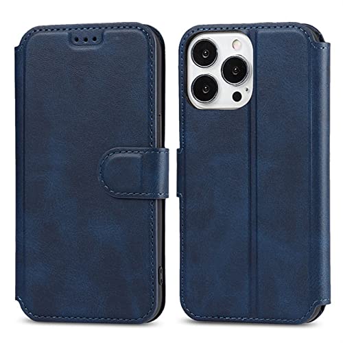 Étui portefeuille pour iPhone 14 Plus antichoc avec support vidéo magnétique
