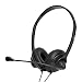 AmazonBasics Leather Cover USB Headset with Mic and Mute Option