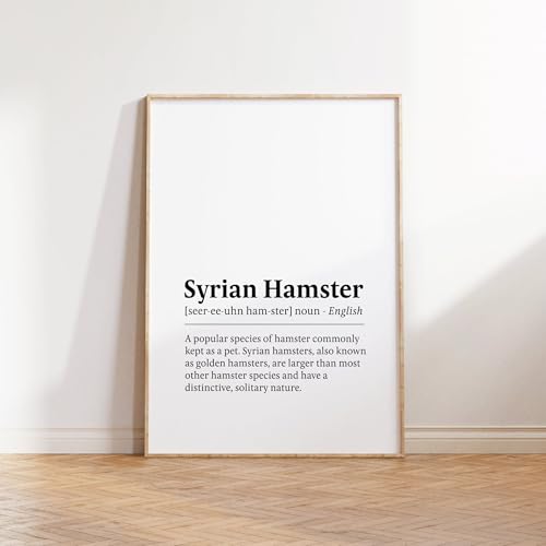 Syrian Hamster Poster, Print, Watercolour Syrian Hamster Print Wall Hanging Decor Animal Wall Art Pet Hamsters Photo Poster Watercolour Hanging Art Animal Decor Pet Hamsters Photo,345