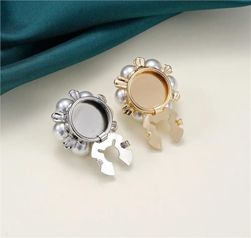 Fundas de botones de diamantes de imitación con cristales premium y clip de alta fijación 5