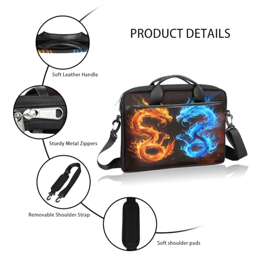 Bolso para laptop 15 pulgadas con correa ajustable miniatura 4