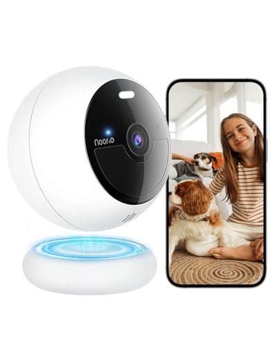 Noorio B200-SE Outdoor Security Camera, Battery Magnetic Wireless, 1080p 2MP Color Night Vision,...
