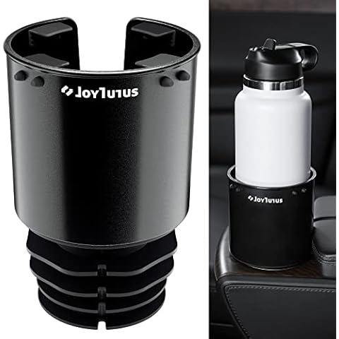 JOYTUTUS Cup Holder for Car, Upgraded Stable Cup Holder Expander for Most Car Cup Holder, Large Car Cup Holders Hold 18-40 oz Bottles and Mugs, Cup Holder Adapt Most Regular Cup Holder Cover