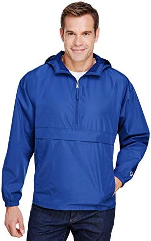 Champion - Packable Quarter-Zip Jacket - CO200 - S - Royal Blue
