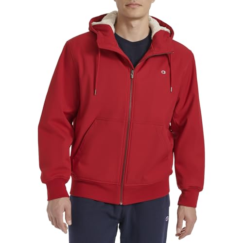 Veste Champion Sherpa Lined Hoodie Jacket Homme en molleton chaud