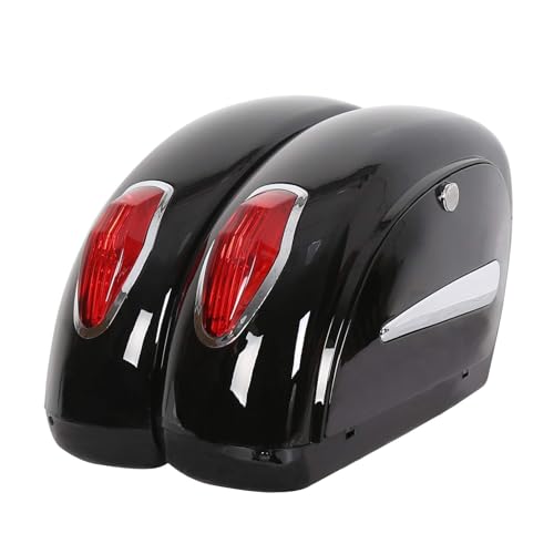 KUAFU 36L Motorcycle Saddlebag with Lights, Locks & Brackets