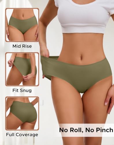 Image of INNERSY Women's Underwear Smooth Hipster Panties 3-Pack