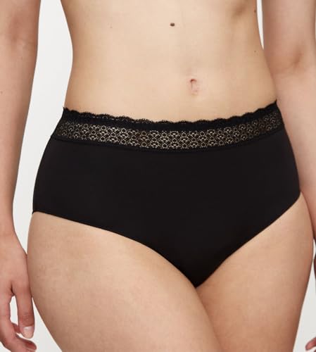 Triumph Feel Of Modal Midi 2P, Slip Donna, Nero, Xs (Pacco Da 2) - 6