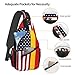 German America Flag Sling Bag Crossbody Backpack Chest Shoulder Backpack Men Women Hiking Outdoor