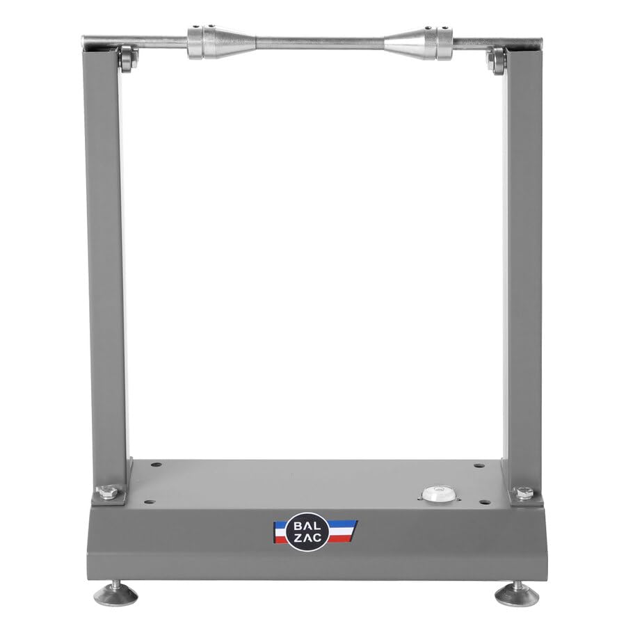 BALZAC Cavalletto Equilibratore Ruota Moto, Equilibratrice Manuale Universale per Bilanciatura Pneumatici, Struttura in Acciaio, per Ruote Fino a 720mm di Diametro