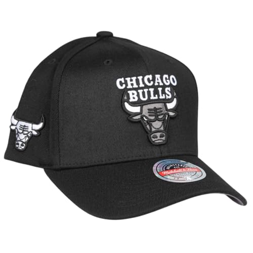 Casquette Mitchell & Ness Chicago Bulls noire stretch snapback style NBA