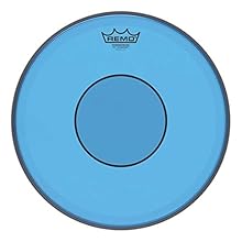 Powerful, projection, tone and a focused attack with stunning visual appeal 2-Plies of 7-mil clear film with an added 5-mil Dot on top and a 7-mil inlay ring Featuring Remo’s proprietary Skin-deep Imaging Technology Available in snare batter sizes 13...