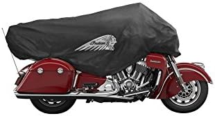Indian Motorcycle Universal-Fit Half Travel Cover, Black – 2883897 Indian Motorcycle Universal-Fit Half Travel Cover, Black – 2883897