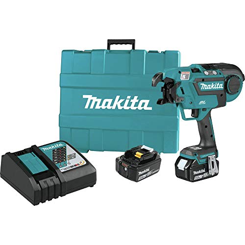 Makita XRT01TK 18V LXT Lithium-Ion Brushless Cordless Rebar Tying Tool Kit (5.0Ah)