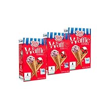 Joy Cone Ice Cream Cones, 3-Pack 12 Count Boxes Waffle Cone