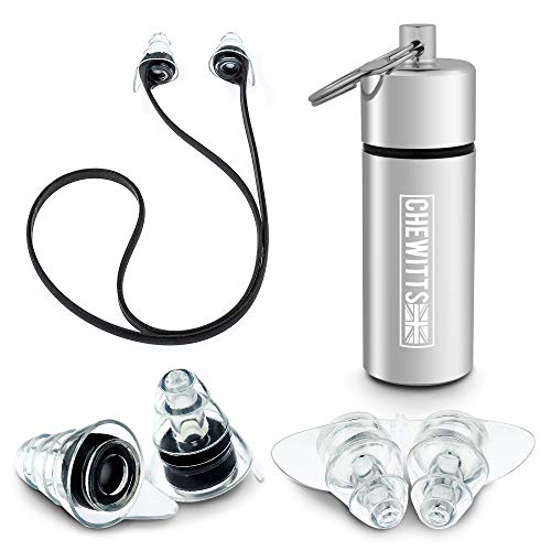 Noise Cancelling Silicone Earplugs, 2 Pairs