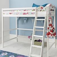 Noa and Nani Texas High Sleeper Kids Cabin Bed In Classic White