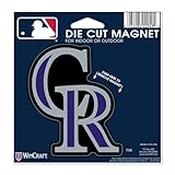 MLB Colorado Rockies Die Cut Magnet, 4.5" x 6"