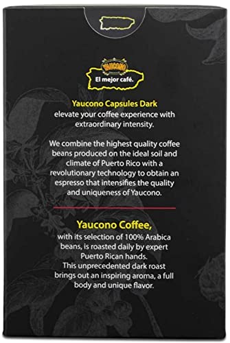 Yaucono Espresso Capsules, Dark Roast, 100 Percent Coffee from Puerto Rico Compatible with Nespresso Machines, 18 Count (Pack of 1) - Thumbnail 2