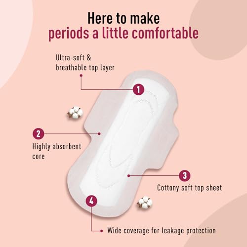 Image of Sirona Max Sanitary Pads for Women | XL (Pack of 120 Pads) | 100% Rash Free & Toxic-Free | Organic Cotton Sanitary Pad | Up to 0% Leakage, Comfortable & High Absorbency