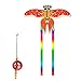 GRABAGECAN Dynamic Kites 3D Fishing Rod Line Kites Small Kites Easy Flying Toy Long Tail Kites Popular Beach Activity Parent-Kids Favor