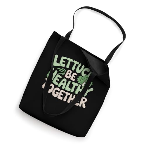 Bolsa Tote Fitness Lettuce Be Healthy And Strong Together miniatura 2