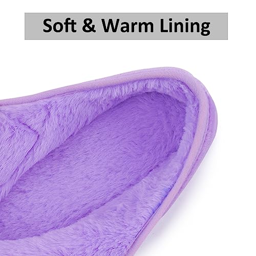 Image of Git-up Women Soft wide Slippers Memory Foam Closed Toed Diabetic Arthritis Edema House Slippers