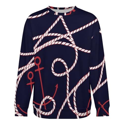 Mens Tennis Racket and Ball Crewneck Sweater Mens Crew Neck Sweaters Long Sleeve Funny Men's Pullover3