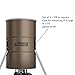 American Hunter Leg Adapter Kit Durable Stable Versatile Coated Steel Square Leg Adapter Set of 3 for 350 LB Tripod Game Feeder Bolts & Plate Included