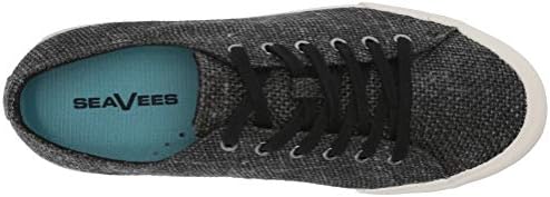 SEAVEES Women's Women's Monterey Sneaker Raffia Shoe, Black, 7 M US | Image 4