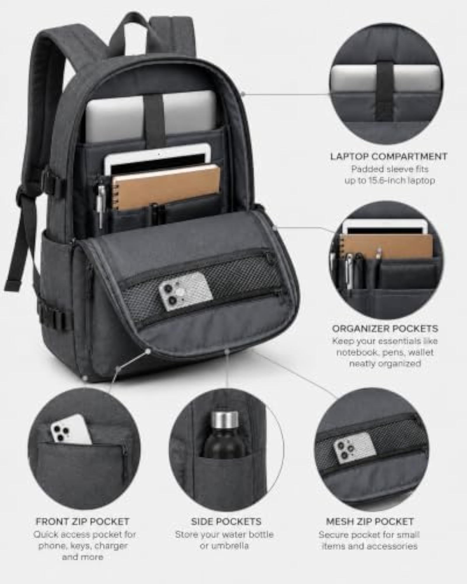 Unisex Stylish Laptop Backpack for Men & Women