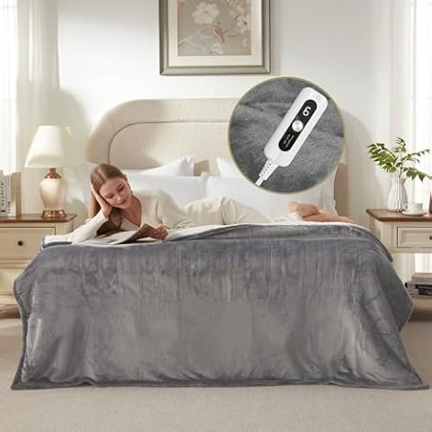 SNUGSUN Electric Heated Blanket Cover