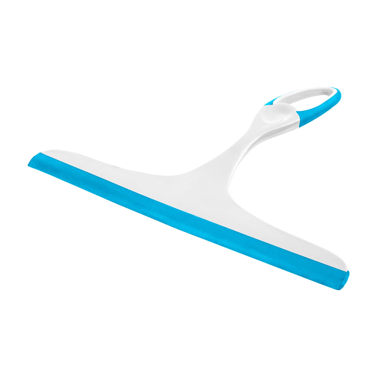 Homeshopa.com Blue Homeshopa Window Squeegees, 1Pk Multi-Purpose Shower Glass Cleaning Wiper, Cleaner Scraper Washer For Mirror, Bathroom, Window, Car Windshield, Plastic Body With Rubber Blade Easy Grip Handle