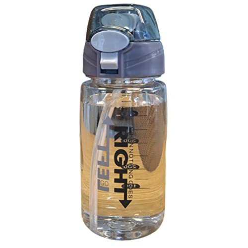 Bodhi2000 Gobelet en paille transparent avec lanière solide pour boissons sucrées Bleu Cover