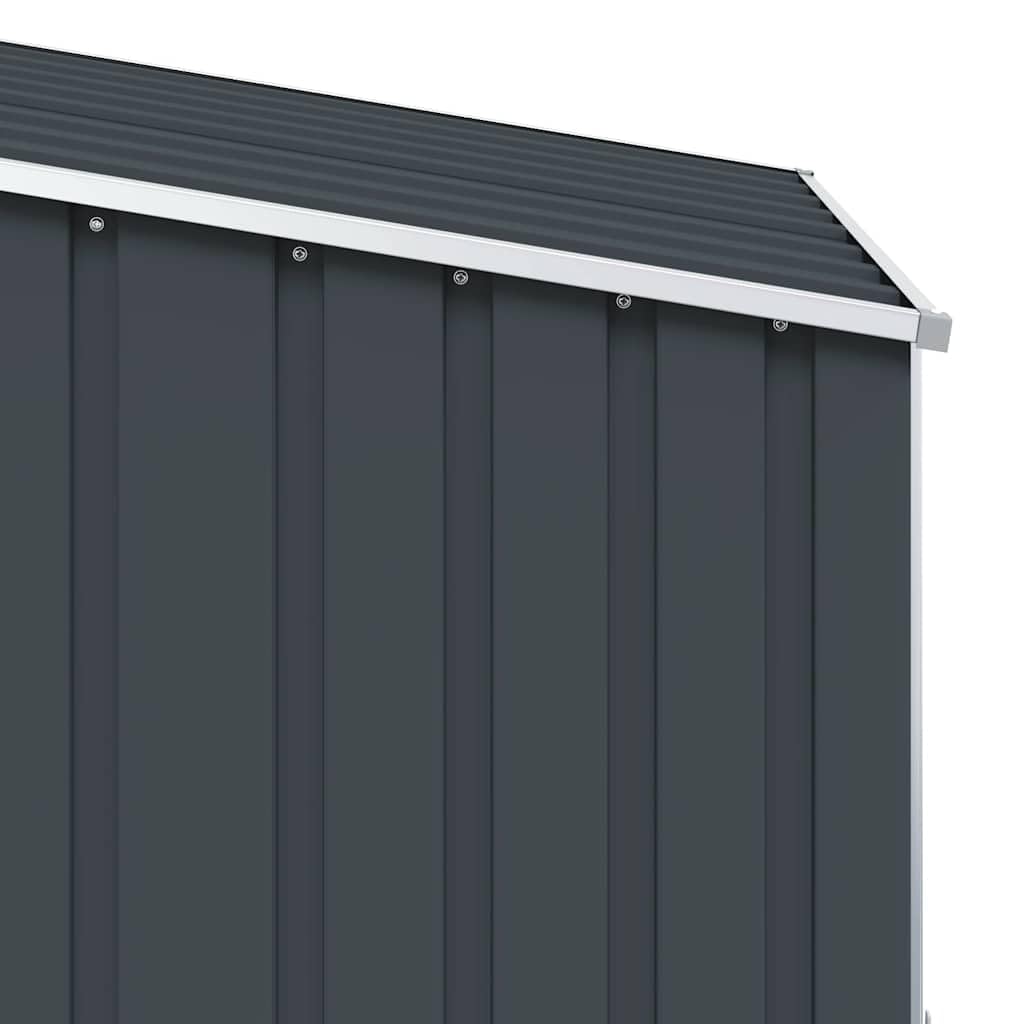 vidaXL Capanno da Giardino Antracite 87x98x159 cm Acciaio Zincato